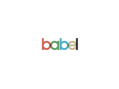 Babel Entertainment african babel black branding clean design entertainment event flat font logo logotype minimal promoter typography