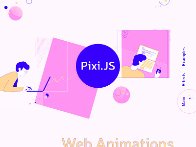 Trendy Web Animations animation design illustration pixi.js vector web animation