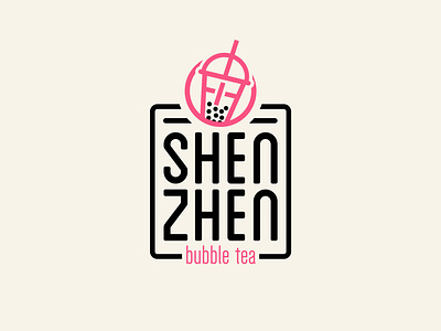ShenZhen Bubble Tea - Logo Design 2d brand design brand identity branding design flat flat design graphicdesign icon illustration logo logo design logo designer logo designs logodesign logodesigner logos minimal typography vector
