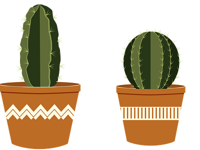 Cactus cactus graphic design plants vector