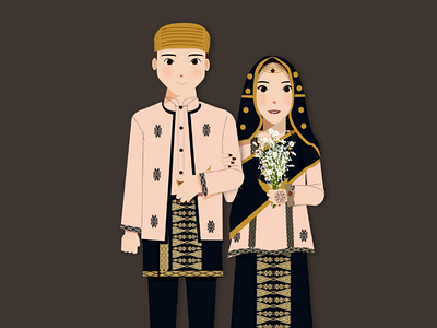 Minang wedding vector minang wedding