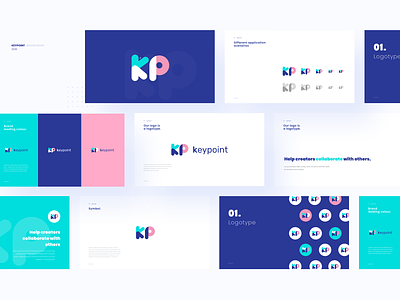 Key Point Branding app blue brand branding design icon illustration logo pink typography ux visual web