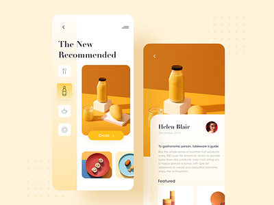 Summer fruit app app app design branding design featured flat fruit icon minimal order shopping summer typography ui ui design ux vector yellow