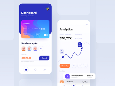 Soto:Investment App account analytics app bank banking dashboad financial financial services fund management money portfolio product design screen spendings stock
