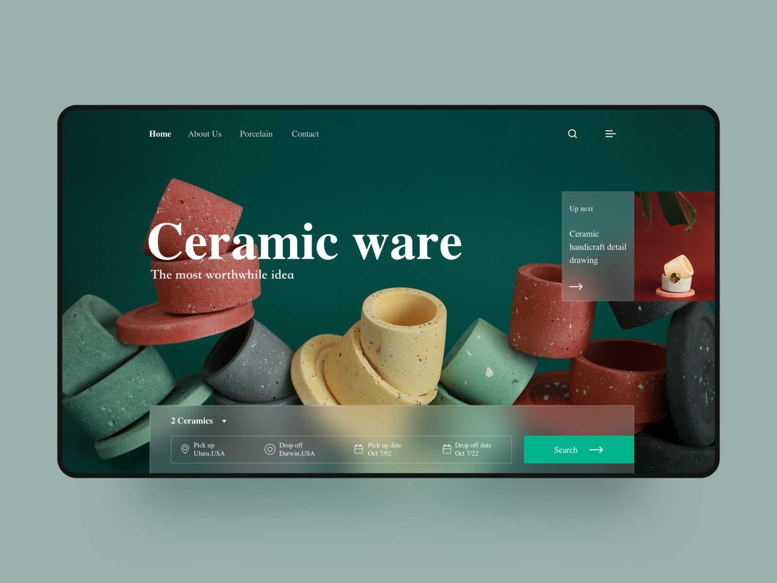 Ceramic Customization Web Design By BAOLIN On Dribbble