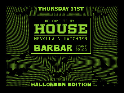 Halloween Party 2019 / Barbar club flyer club flyers club night club party cover artwork event branding festival poster halloween halloween design halloween flyer halloween party poster