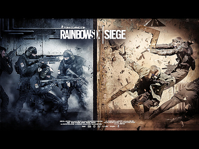 RainBowSIX.SIEGE design illustration ui 品牌 设计