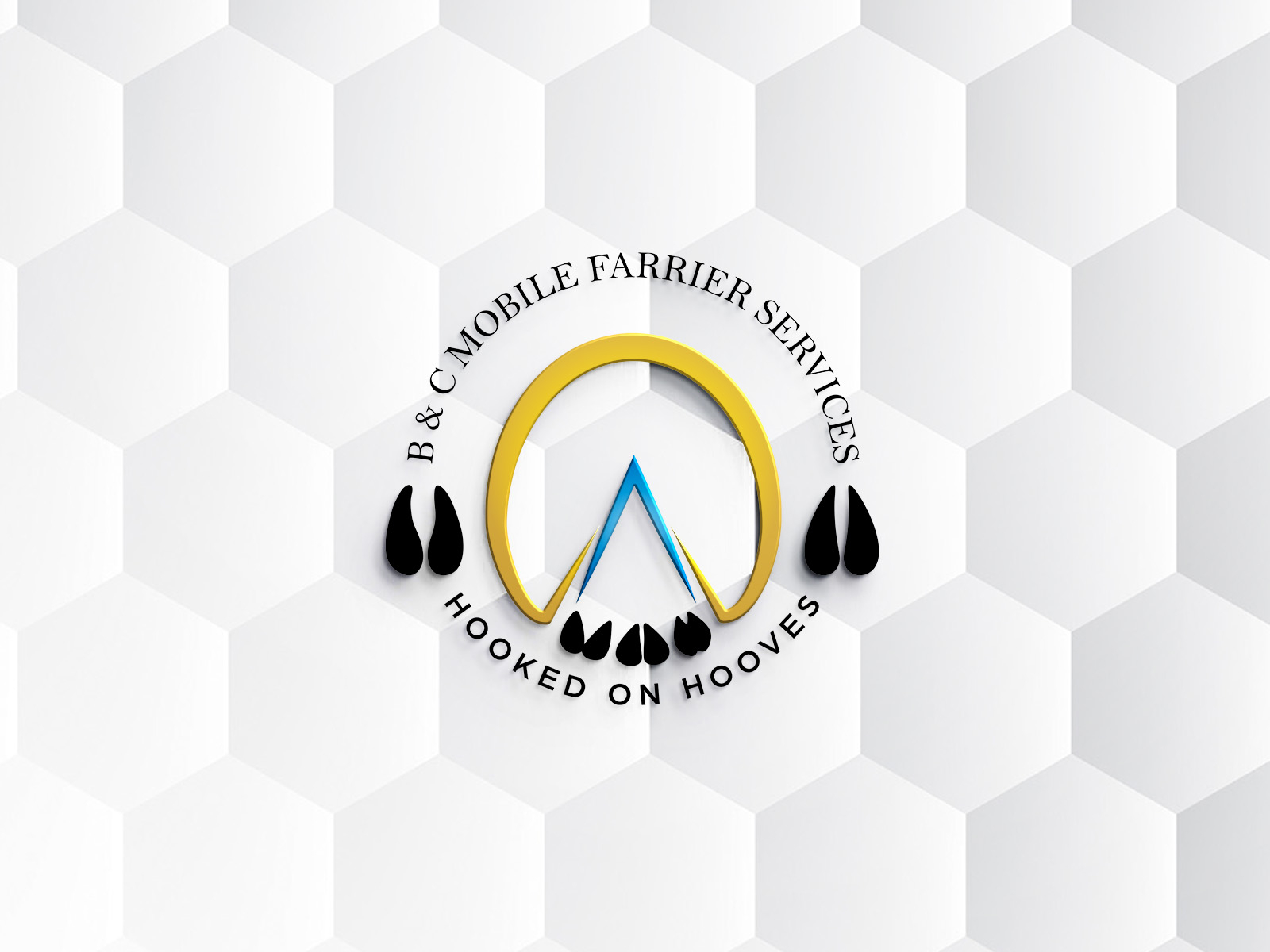 The Donkey Farrier Logo | Custom Horse Logos by Eq Graphics