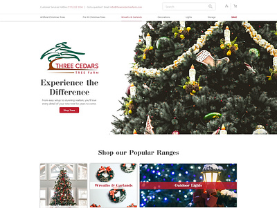 Webfolio | Website Design | Branding branding business christmas corporate design ecommerce graphic design selling shop tree ui