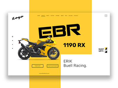 Motorcycle design facebook ads freelancer res minimal res vector website