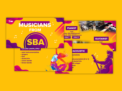 Presentation - SBA branding design facebook ads freelancer res minimal res typography vector website