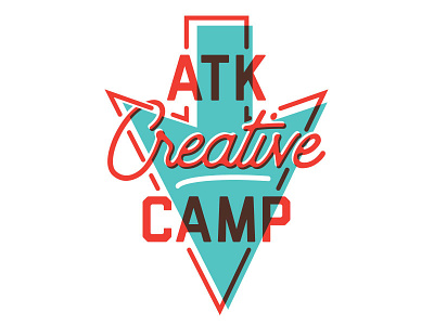 ATK Creative Camp '18 camp creative design illustration logo