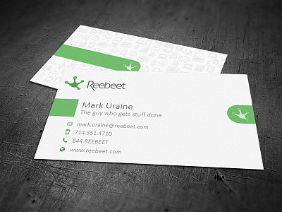 Reebeet Business Card business card design