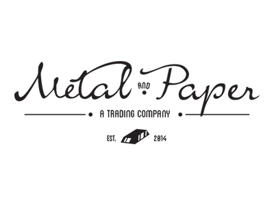 Metalandpaper logo retro