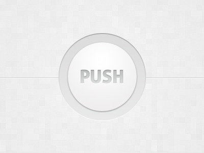 Minimal White Button button design ui