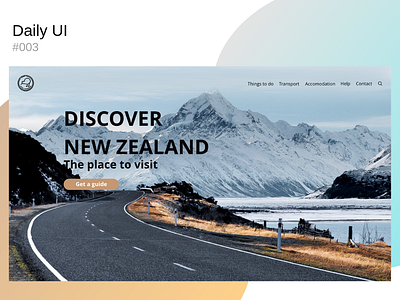 Daily UI #003 003 adobe xd adobexd app daily ui dailyui dailyui003 design explore landingpage mobile mobile app design mobile design ui web design webdesign website