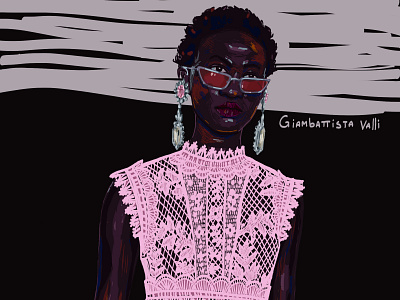 Giambattista Valli SS22 adobephotoshop artwork digital art drawing fashion illustration giambattista valli girl graphic art illustration