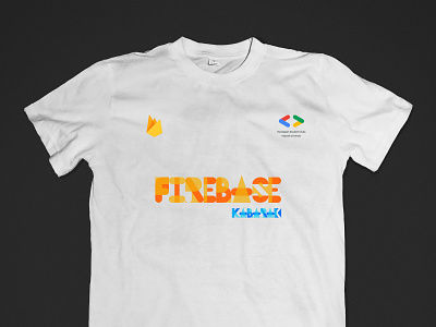 Firebase Tee branding dsc firebase swag tshirt design typography