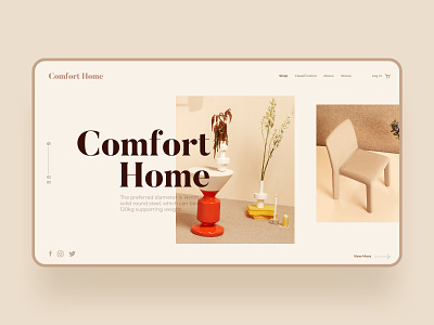 Comfort Home web design