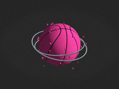 Dribbble Orbit [Animated] animated basketball orbit planet rings
