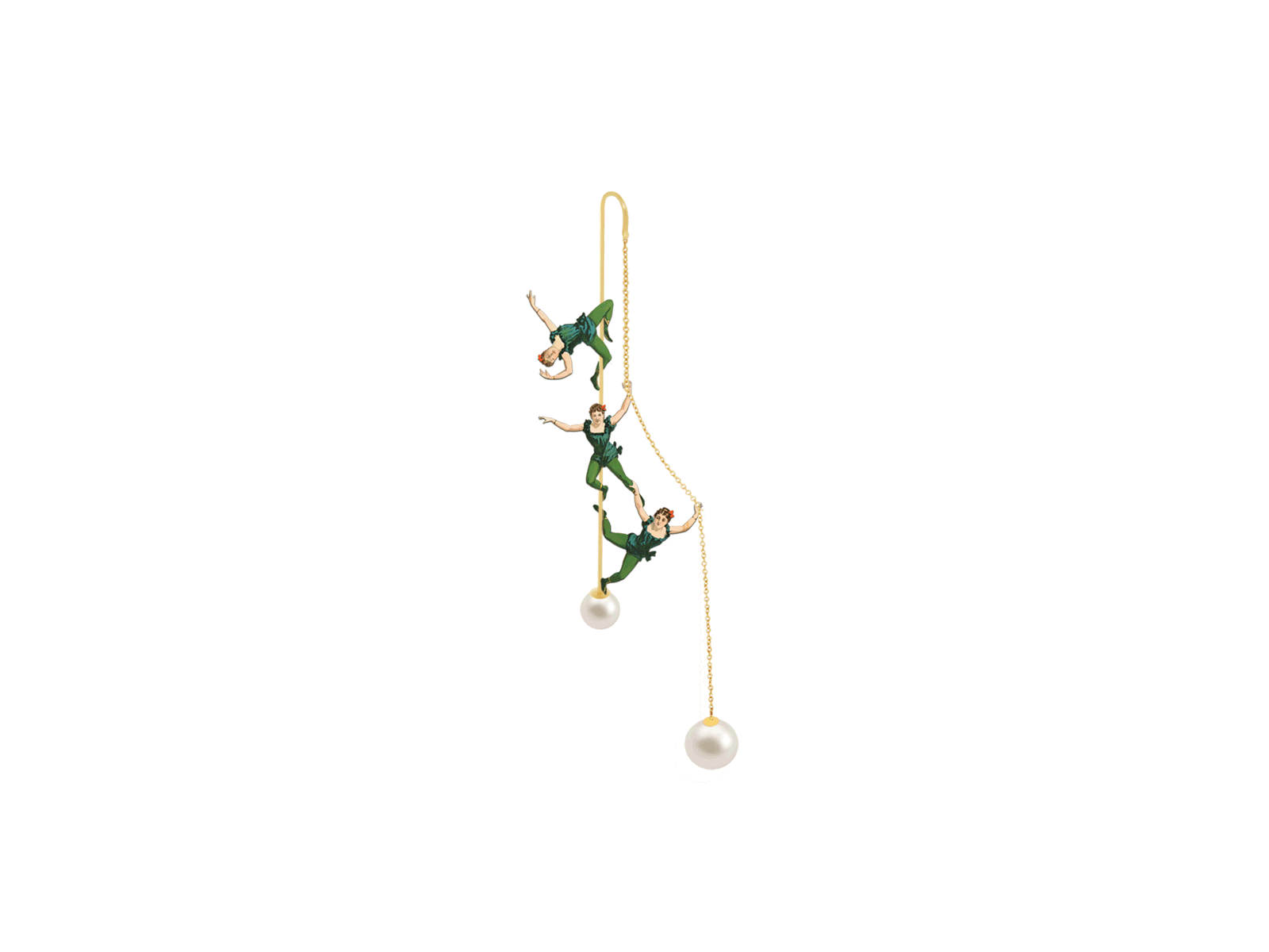 Pearl jewelry collection animation art direction illustration