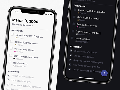 To-Do List App for iOS auto complete auto layout checkmark figma incomplete ios list things todo