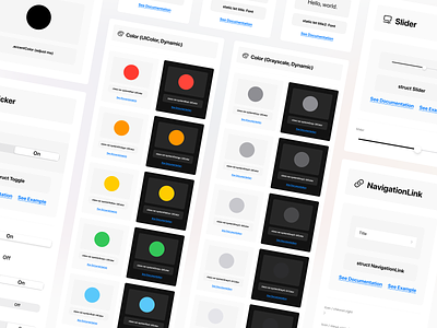 Swift UI Input Kit component documentation figma kit layout resource styleguide swatch ui