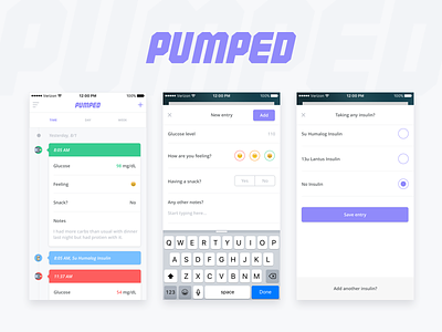 Pumped, A Diabetes Care App