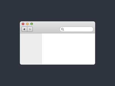 MacOS Window chrome finder mac macos window