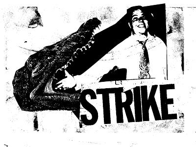 Collage. Strike.