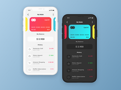 Credit Card - UI Design