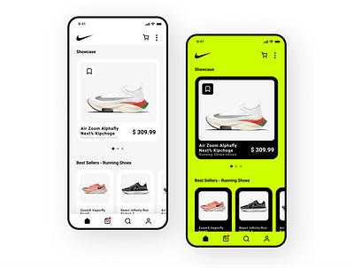 Nike E-Commerce App - UI Design app dailyui e commerce minimal mobile nike shoes ui user interface