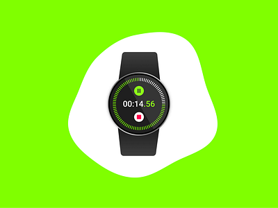 Countdown Timer - UI Design apple watch clock countdown countdown timer smartbandand smartwatch timer ui wear