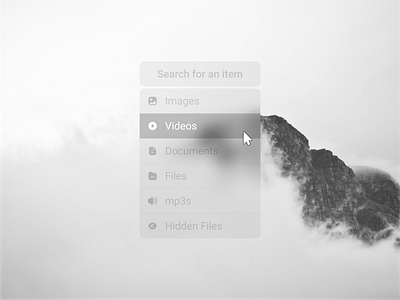 Dropdown - UI Design dailyui dropdown item search select ui uidesign uiux