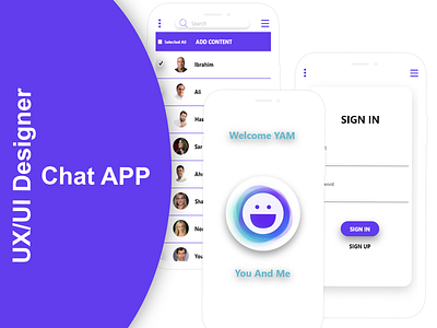 Chat App android android app app design illustration iphone iphone app photoshop ui ui ux ui design uidesign uiux ux ux ui ux design uxdesign uxui