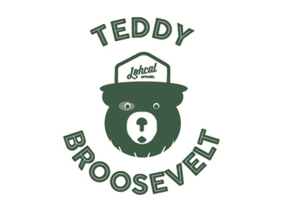 Teddy Broosevelt apparel design apparel logo design illustration kids logo vector