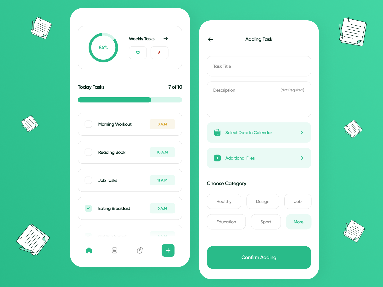 ToDo List App by Bartek Sawczuk on Dribbble