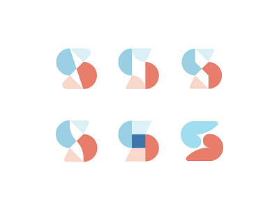 S Letter logo branding design geometric letter logo letter s lettermark logo s letter logo s logo symbol typography vector
