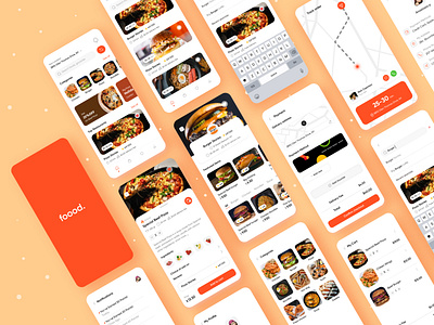 Food Delivery App app clean ui design food food app food delivery app ios mobile mobile app ui ui design uiux