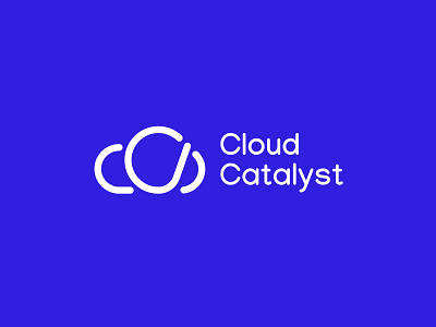 Cloud Development Logo (Unused) branding cloud cloud catalyst cloud computing cloud data cloud development design geometric graphic design logo vector