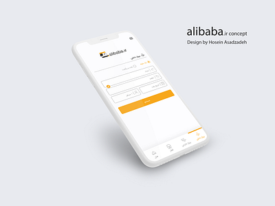 Alibaba.ir Concept alibaba concept hosein asadzadeh ui design