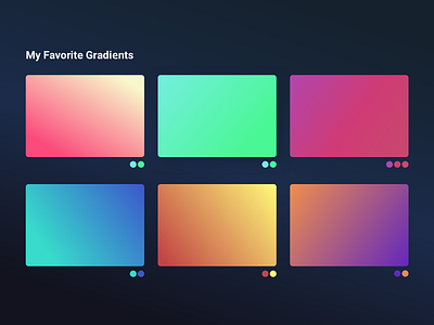 My Favorite Gradients