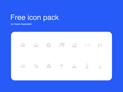 free icon pack by hosein asadzadeh flat icon icon icon app icon design icon pack iconography iconpack illustrator sketch sketchapp