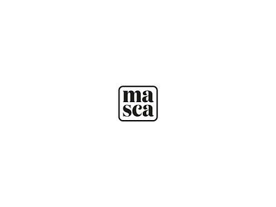 Masca logo branding design graphic logo minimal