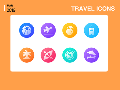 Travel Icon ui 设计