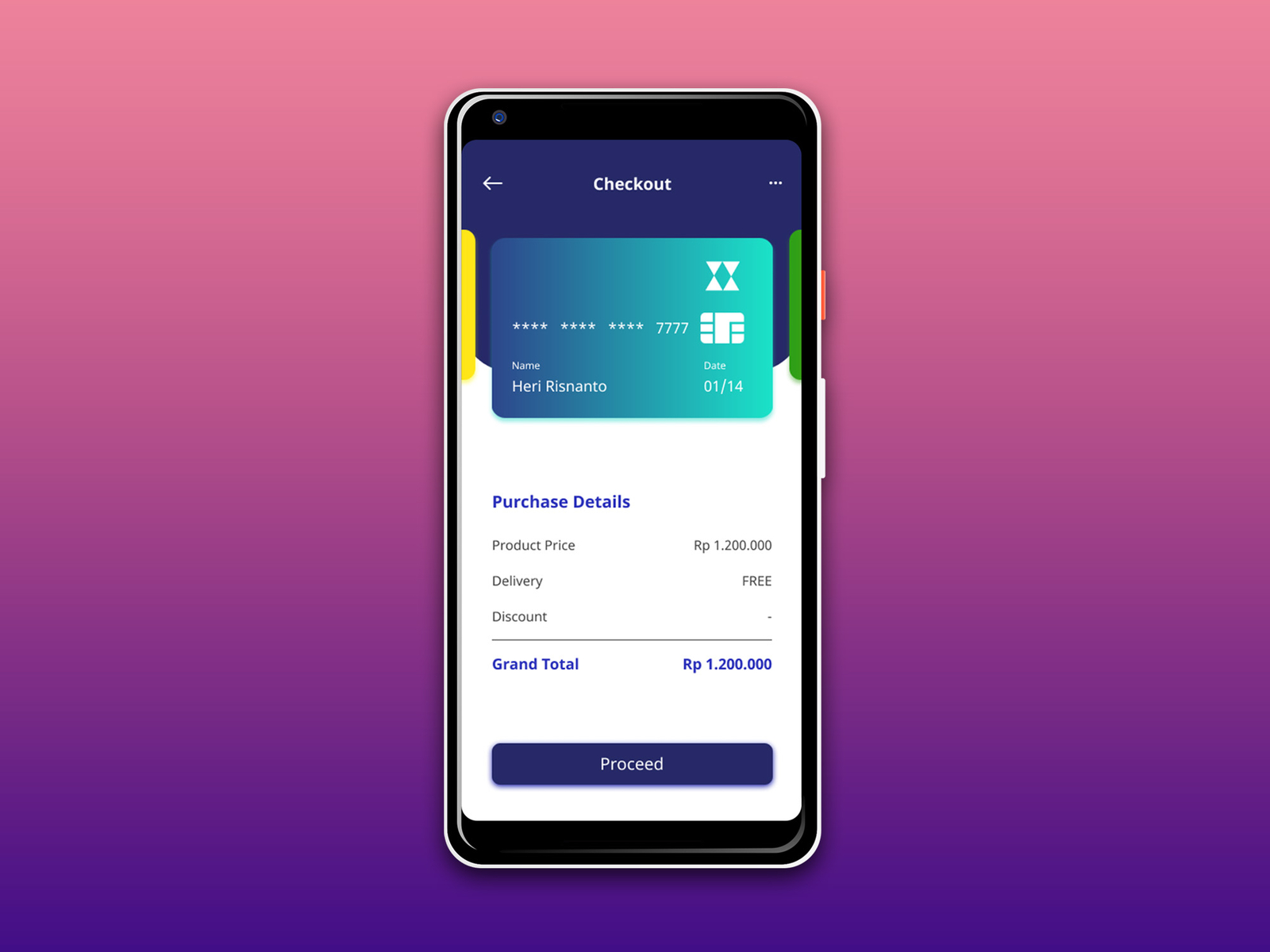 Credit Card Checkout - Daily UI 002 by Heri R on Dribbble