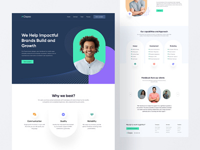 Clapso - Digital Agency Landing Page