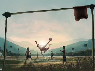 Football scenes i Illustration adobeillustator design digitalart digitalpainting illustration