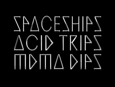 SpaceShips art direction cinema 4d illustration typography