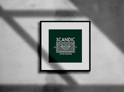 Scandic Coffee Logo design adobe illustrator branding design geometric illustration illustrator logo logotype scandinavian scandinavian style typography vector